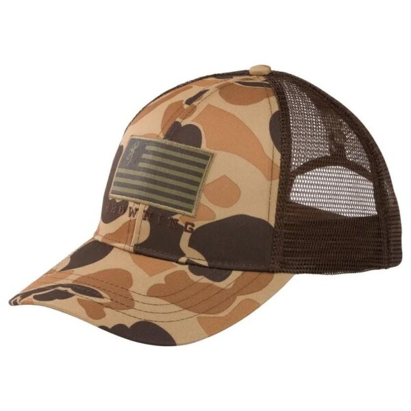 Browning Patriot Camo Cap Vintage Tan - Precision Shot Firearms