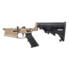 Aero Precision M5 (.308) Complete Lower Receiver w/A2 Grip/M4 Stock - FDE - Precision Shot Firearms