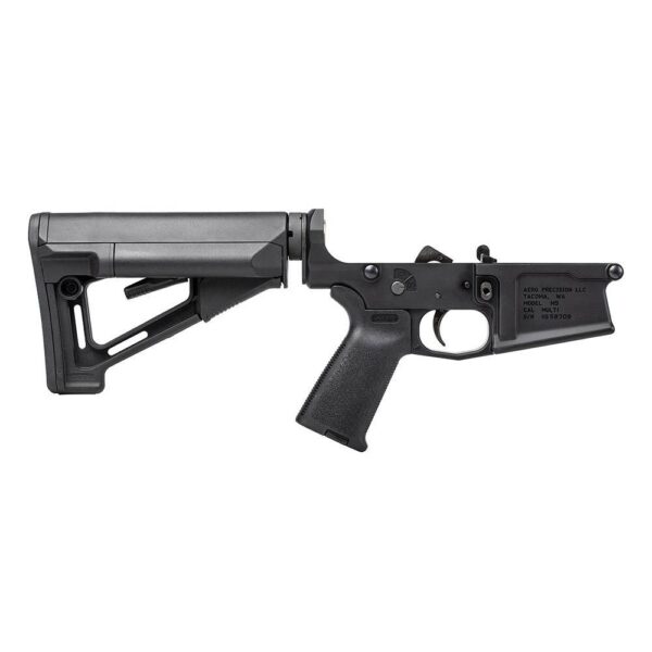 Aero Precision M5 (.308) Enhanced Complete Lower Receiver w/ Magpul MOE & STR - Black - Precision Shot Firearms