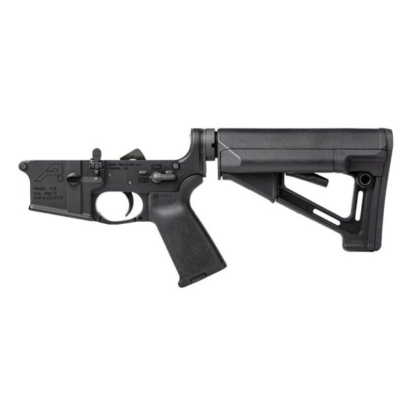 Aero Precision AR15 Enhanced Complete Lower Receiver w/ Magpul MOE & STR - Anodized Black - Precision Shot Firearms