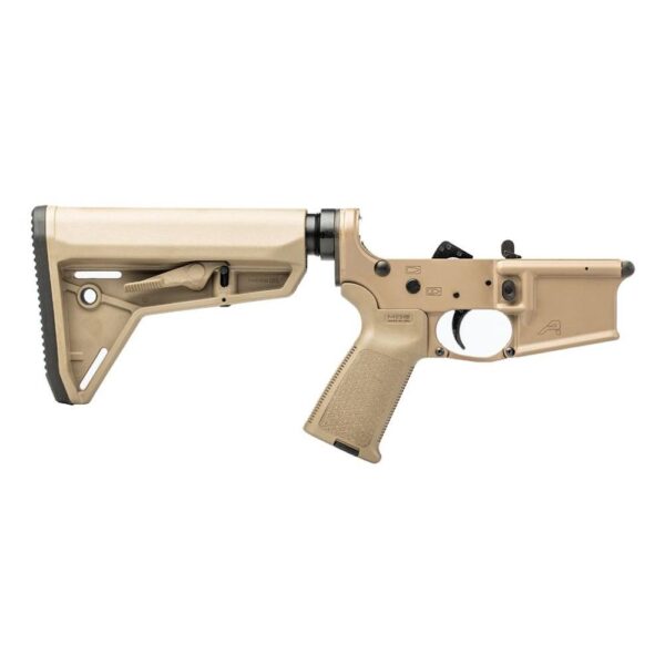 Aero Precision AR-15 Complete Lower Receiver with MOE Grip and SL Carbine Stock FDE - Precision Shot Firearms