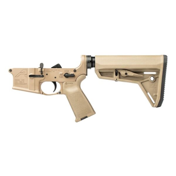 Aero Precision AR-15 Complete Lower Receiver with MOE Grip and SL Carbine Stock FDE - Precision Shot Firearms
