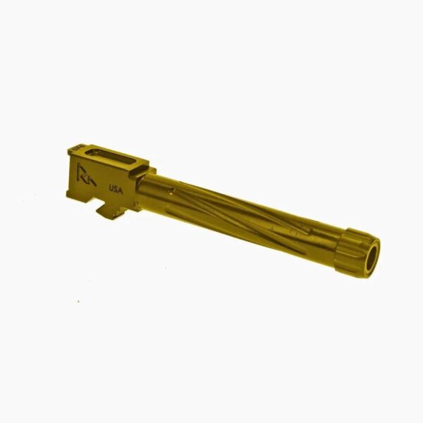 Rival Arms V1 Gold Threaded Barrel for Glock Model 17 Gen5 - Precision Shot Firearms