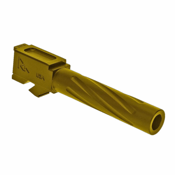 Rival Arms Standard Drop In Barrel for Glock 19 Gen 3/4 Gold - Precision Shot Firearms