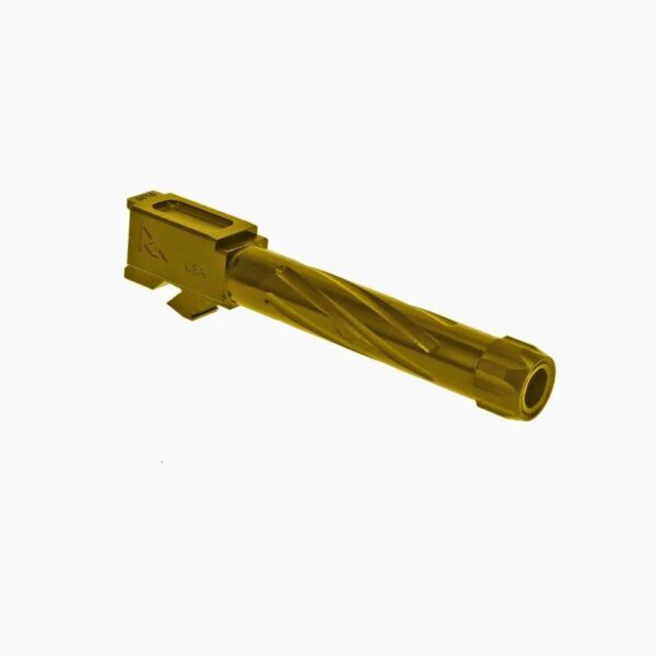 Rival Arms V1 Threaded Gold Barrel for Glock Model 19 Gen3/4 - Precision Shot Firearms