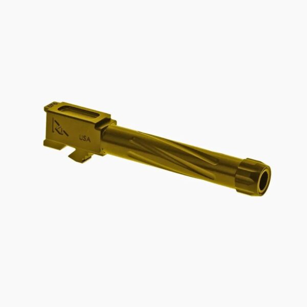 Rival Arms V1 Gold Threaded Barrel for Glock Model 19 Gen5 - Precision Shot Firearms