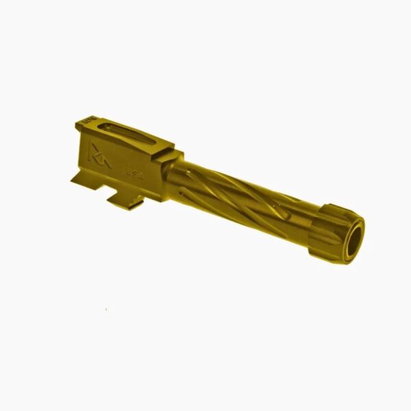 Rival Arms V1 Gold Threaded Barrel for Glock Model 43/43X - Precision Shot Firearms