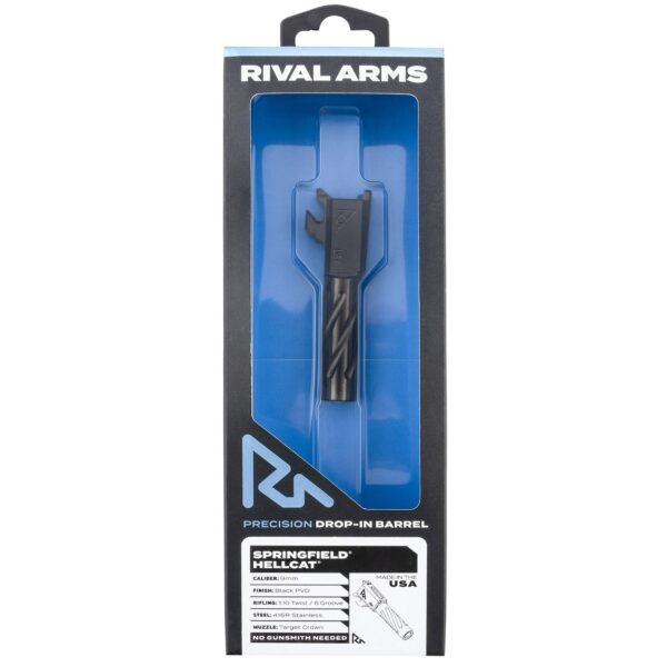 Rival Arms Steel Drop in Barrel for Hellcat V1 1:10 Twist Black - Precision Shot Firearms
