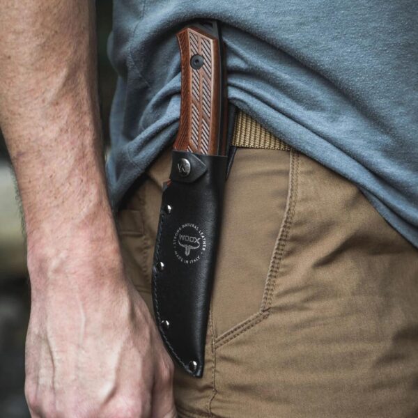 WOOX Rock 62 Fixed Blade Knife - Walnut - Precision Shot Firearms