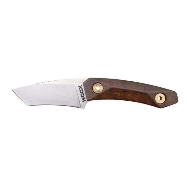 Woox Bad Boy Fixed Knive 2-3/4" Reverse Tanto Blade Walnut with Sheath - Precision Shot Firearms