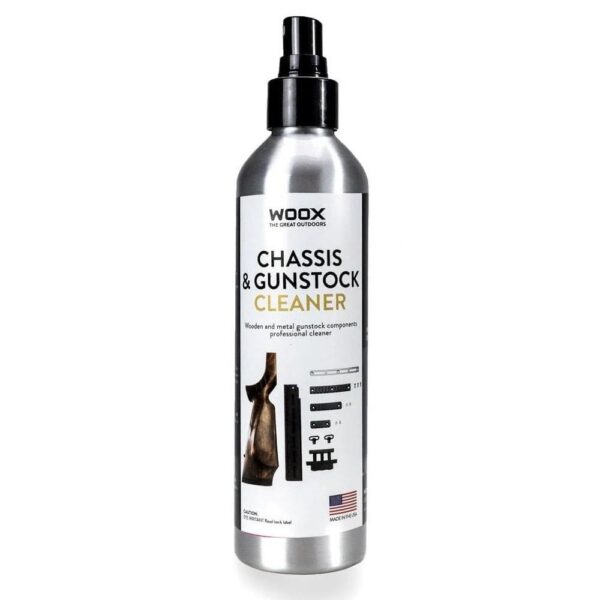 WOOX Chassis and Gunstock Gear Cleaner 8 oz Spray Bottle - Precision Shot Firearms