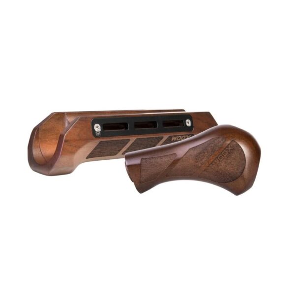 WOOX Gladiatore Club Grip and Forend Kit for Mossberg 500 6.75" Action Tube Walnut - Precision Shot Firearms