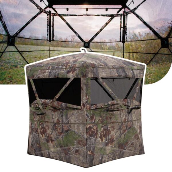 Barronett Blinds Insight See Through Ground Blind Bloodtrail Backwoods Camo - Precision Shot Firearms