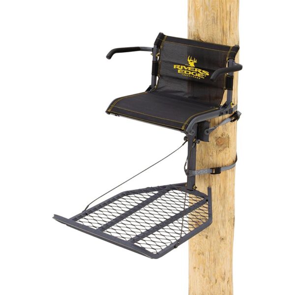 Rivers Edge Lounger Hang-On Treestand Black - Precision Shot Firearms
