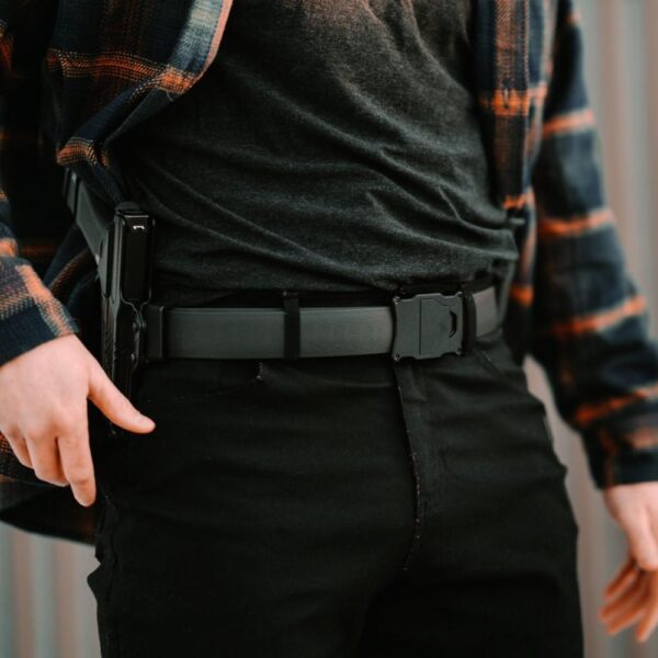 Shield Arms Apogee Belt Black with Black Buckle - Precision Shot Firearms