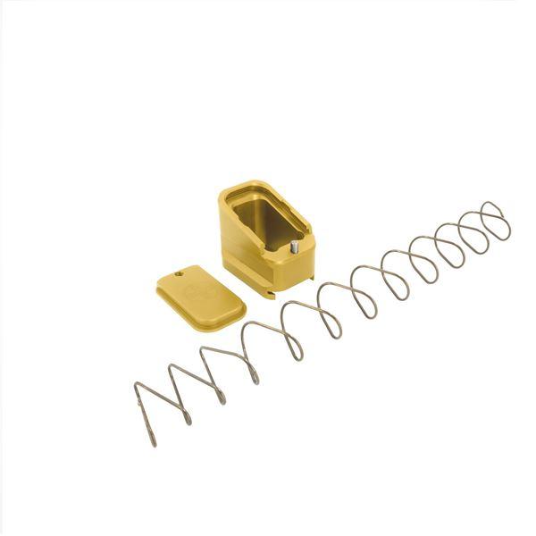 Shield Arms Magazine Extension +5/+4 for Glock 17/22/34/35/19X/45 Gold - Precision Shot Firearms