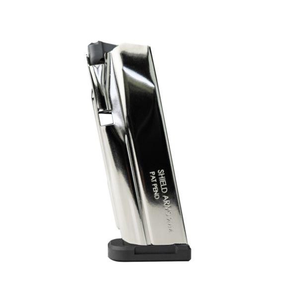 Shield Arms S15 Gen 3 Handgun Magazine Electroless Nickel 9mm Luger 15/rd - Precision Shot Firearms
