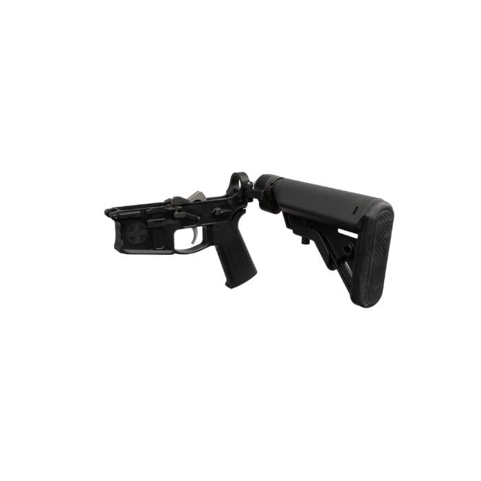Shield Arms SA-15 Complete Folding Lower Receiver w/Rifle Stock - Black - Precision Shot Firearms