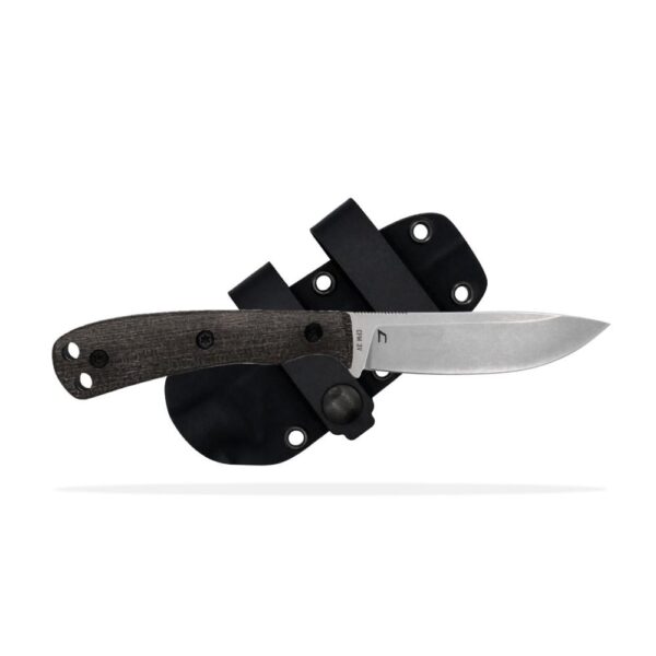 Shield Arms Ascent Fixed Knife 3-3/5" Drop Point Blade Black - Precision Shot Firearms