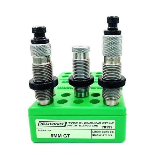Redding 6mm GT Type-S 3-Die Neck Sizing Set - Precision Shot Firearms