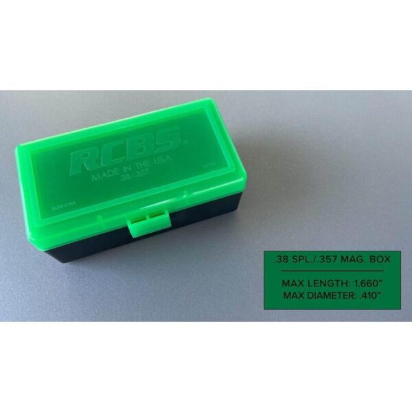 RCBS Impact Resistant Ammo Box .38 Special/.357 Mag - Precision Shot Firearms