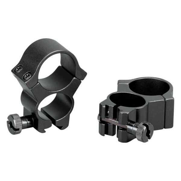 Redfield See Through Scope Rings .22 cal 3/8" Dovetail Black 2/ct - Precision Shot Firearms