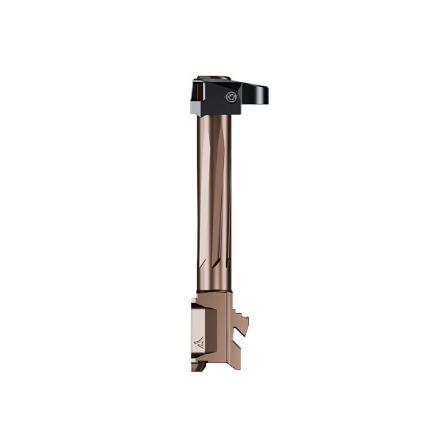 Radian Afterburner and Ramjet Micro Compensator and Ported Handgun Barrel for Glock G43x Bronze - Precision Shot Firearms