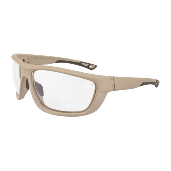 Ducks Unlimited Full-Frame Shooting Glasses Tan Frame with Clear Lens - Precision Shot Firearms