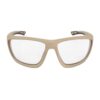 Ducks Unlimited Full-Frame Shooting Glasses Tan Frame with Clear Lens - Precision Shot Firearms