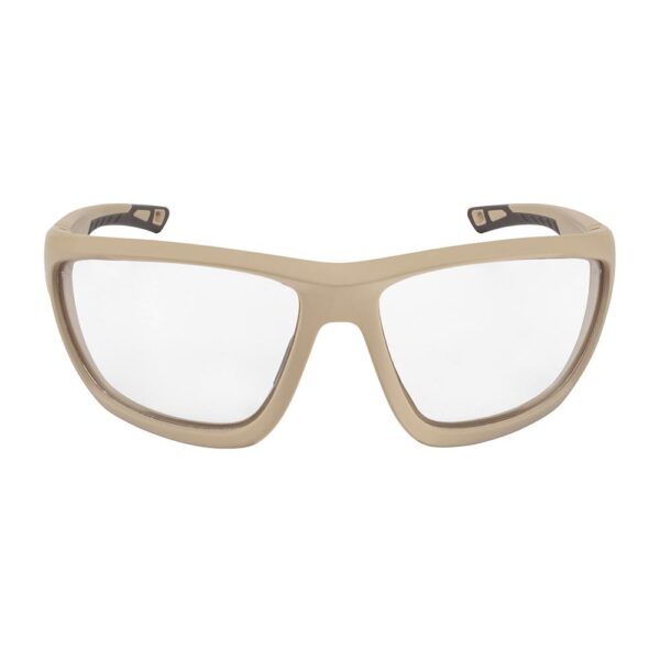 Ducks Unlimited Full-Frame Shooting Glasses Tan Frame with Clear Lens - Precision Shot Firearms