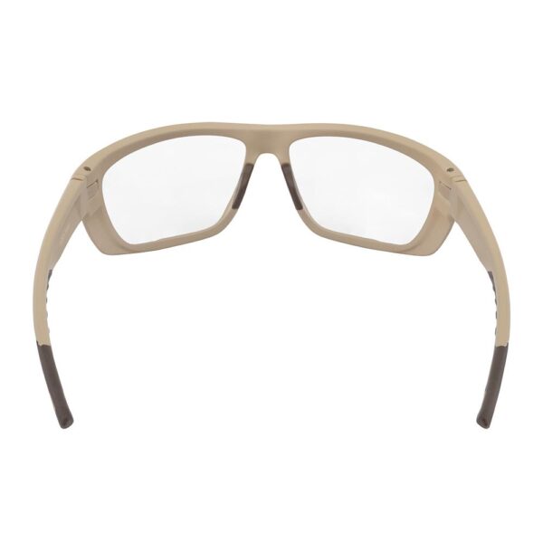Ducks Unlimited Full-Frame Shooting Glasses Tan Frame with Clear Lens - Precision Shot Firearms
