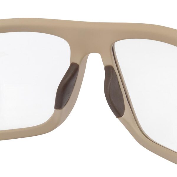 Ducks Unlimited Full-Frame Shooting Glasses Tan Frame with Clear Lens - Precision Shot Firearms