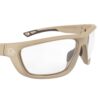 Ducks Unlimited Full-Frame Shooting Glasses Tan Frame with Clear Lens - Precision Shot Firearms