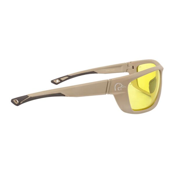 Ducks Unlimited Full-Frame Shooting Glasses Tan Frame with Amber Lens - Precision Shot Firearms