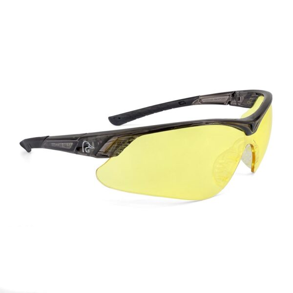 Ducks Unlimited Half Frame Shooting Glasses Black with Amber Lens - Precision Shot Firearms