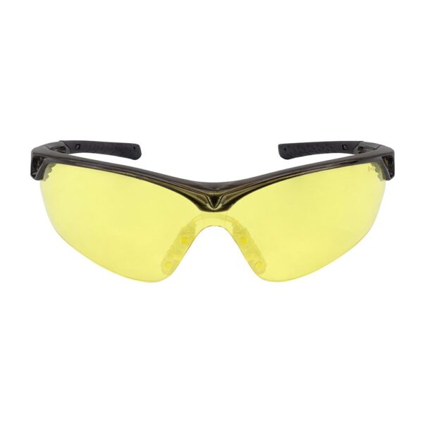 Ducks Unlimited Half Frame Shooting Glasses Black with Amber Lens - Precision Shot Firearms