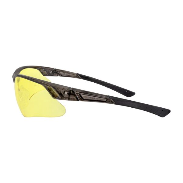 Ducks Unlimited Half Frame Shooting Glasses Black with Amber Lens - Precision Shot Firearms