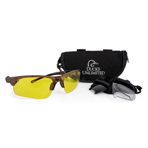 Ducks Unlimited Interchangeable Lens Kit Clear/Smoke/Amber Lenses - Precision Shot Firearms