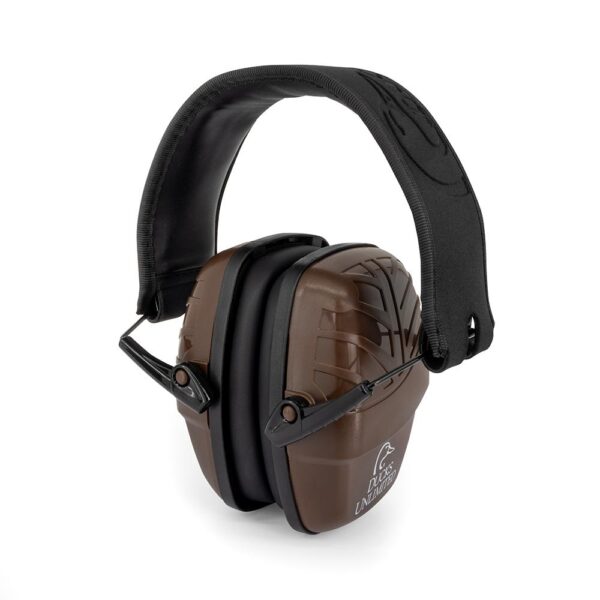 Ducks Unlimited Low Profile Passive Ear Muffs 23dB Brown - Precision Shot Firearms