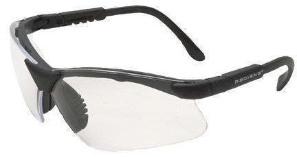 Radians Revelation Sporting Goods Shooting Glasses Black with Clear Lens - Precision Shot Firearms
