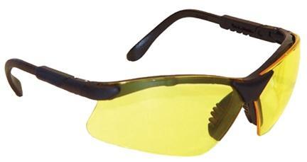 Radians Revelation Sporting Goods Shooting Glasses Black with Amber Lens - Precision Shot Firearms