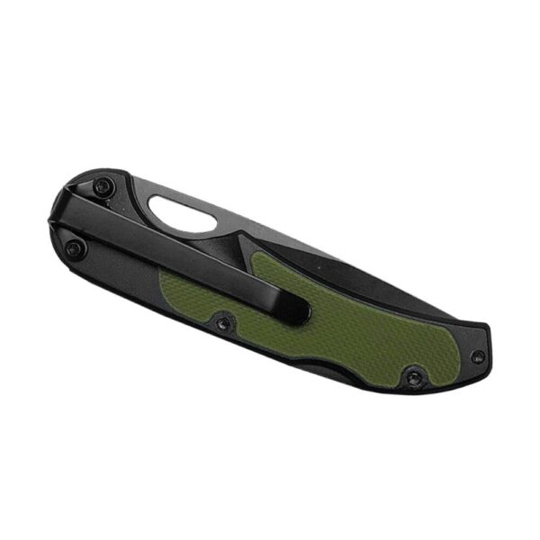 ABKT Elite Mark II Lockback Folding Knife 2-1/2" Drop Point Blade Green - Precision Shot Firearms