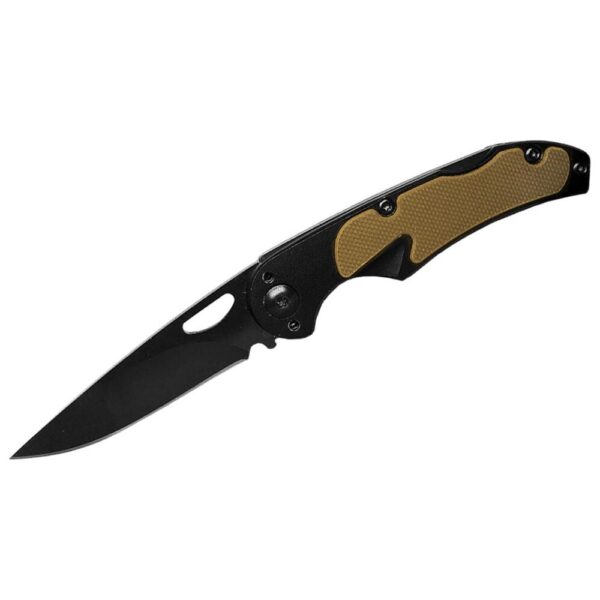 ABKT Elite Mark II Lockback Folding Knife 2-1/2" Drop Point Blade Tan - Precision Shot Firearms