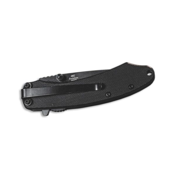 ABKT Elite Ember Folding Knife 2-3/4" Drop Point Blade Black - Precision Shot Firearms