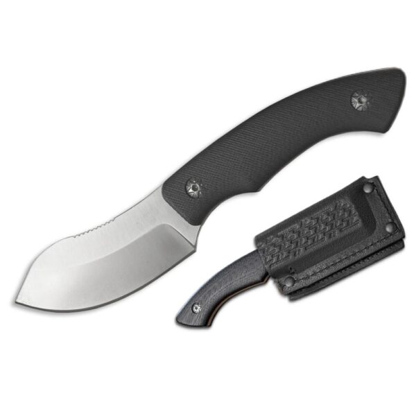ABKT Elite Grunt Fixed Knife 3" Nesmuk Blade Black - Precision Shot Firearms
