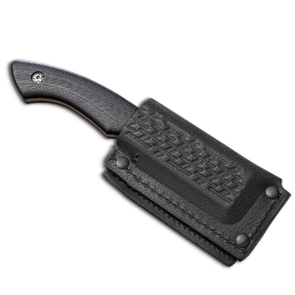 ABKT Elite Grunt Fixed Knife 3" Nesmuk Blade Black - Precision Shot Firearms