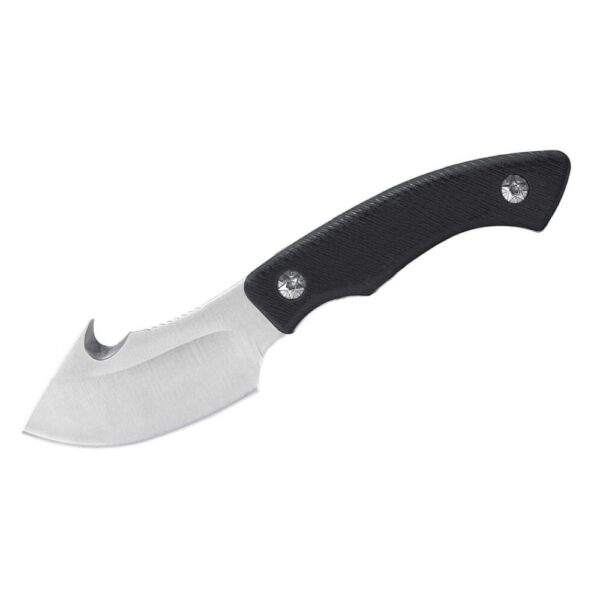 ABKT Elite Grunt Fixed Knife 3" Guthook Blade Black - Precision Shot Firearms