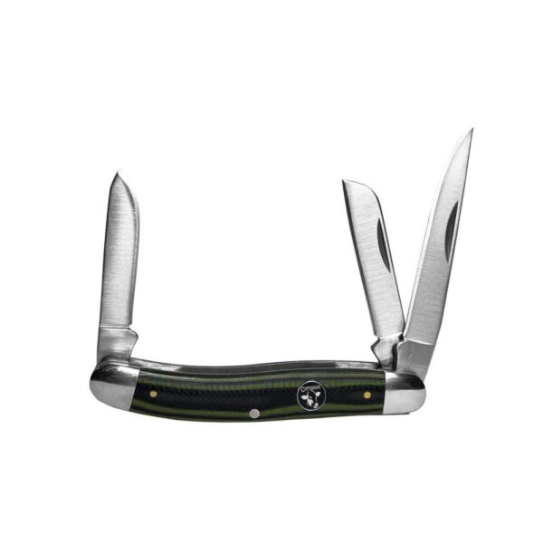 ABKT Cattleman Stockman Cowhand Series Knife 3 Blades Green - Precision Shot Firearms