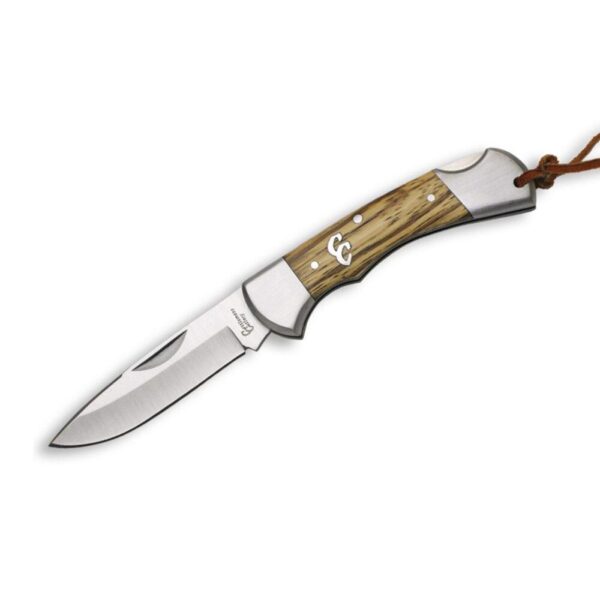 ABKT Cattleman Lockback Sagebrush Folding Knife 3" Drop Point Blade Zebra Wood - Precision Shot Firearms