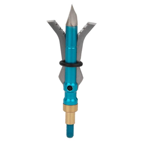 Dead Ringer Great White Broadhead 100/125 Grain 2.5" Cut Blue - Precision Shot Firearms